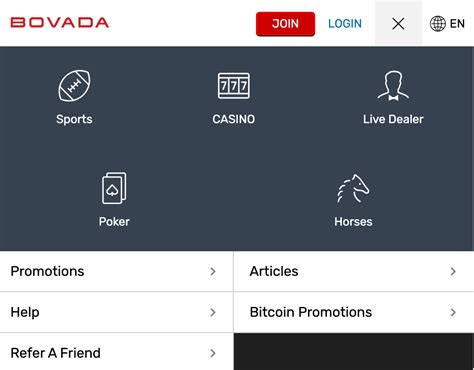 bovada online betting website.